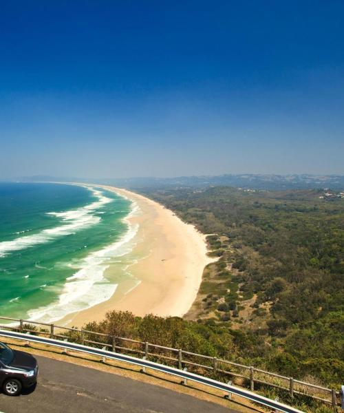 Uma das atrações mais visitadas em Byron Bay