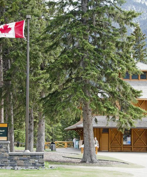 One of the most visited landmarks in Banff.