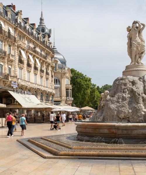 One of the most visited landmarks in Montpellier. 