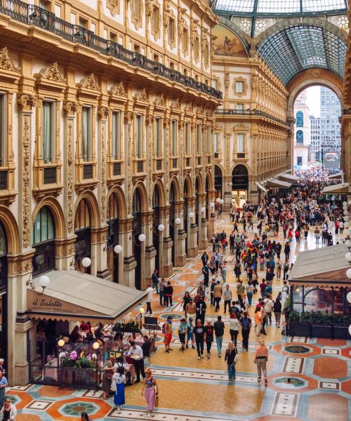 Jedno z nejnavštěvovanějších míst v Miláně.