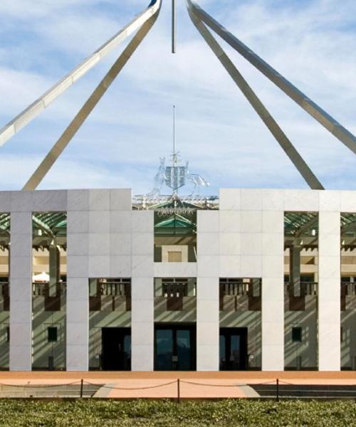 One of the most visited landmarks in Canberra.