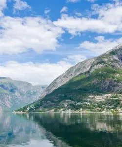 A beautiful view of The Hardangerfjord