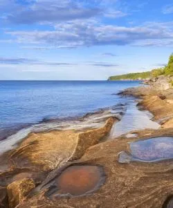 Piękny widok na region Bruce Peninsula, Southern Georgian Bay and Lake Simcoe