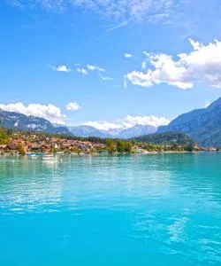 A beautiful view of Lake Brienz.