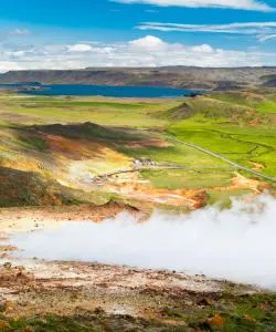 A beautiful view of Reykjanes