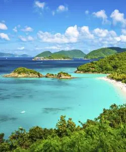A beautiful view of United States Virgin Islands.