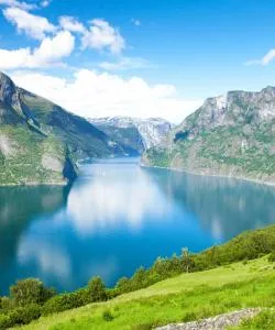 A beautiful view of Sognefjord