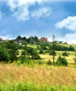 A beautiful view of Swietokrzyskie Moutains.
