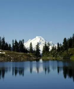 A beautiful view of Mount Baker.