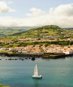 A beautiful view of Faial.