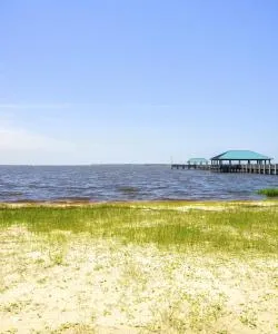 Een mooi uitzicht op Mississippi Gulf Coast