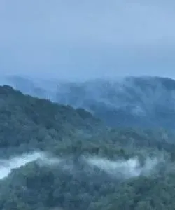 A beautiful view of Great Smoky Mountains.