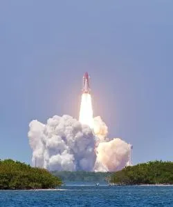 Een mooi uitzicht op Space Coast