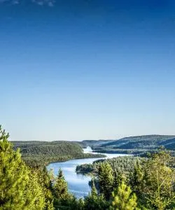 Piękny widok na region Mauricie National Park