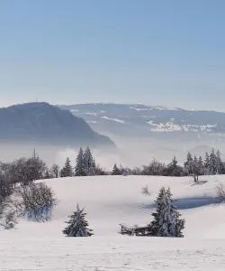 Krásný pohled na region Pohoří Jura