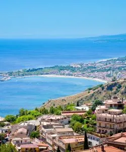 A beautiful view of Taormina