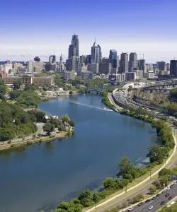 A beautiful view of Philadelphia Metropolitan Area