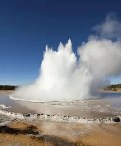 A beautiful view of Yellowstone National Park-East Gate.