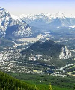 A beautiful view of Mount Norquay