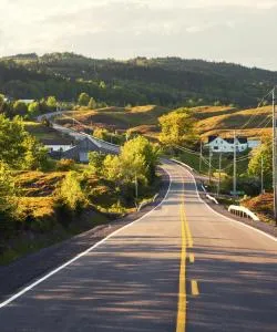 A beautiful view of Sunrise Trail.