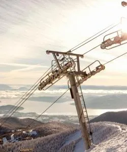 A beautiful view of Schweitzer Mountain