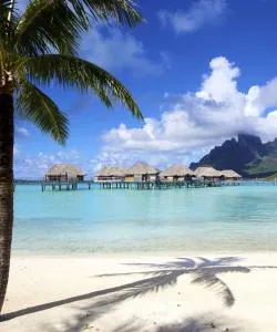 A beautiful view of Bora Bora