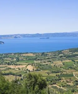 Piękny widok na region Tuscia