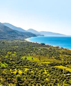 A beautiful view of Albanian Riviera