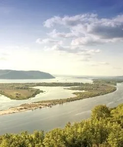 A beautiful view of Volga Region
