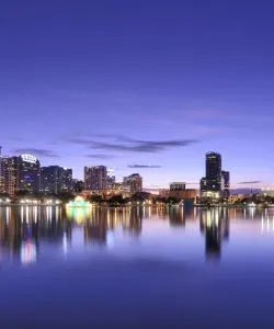 A beautiful view of Orlando Metropolitan Area