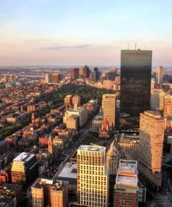 A beautiful view of Boston Metropolitan Area.