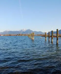 A beautiful view of Chiemsee.