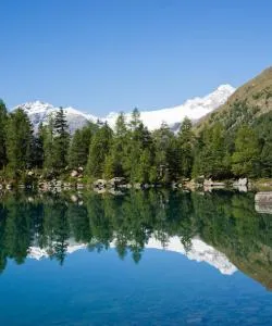 A beautiful view of Engadin.