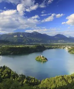 A beautiful view of Bled Region