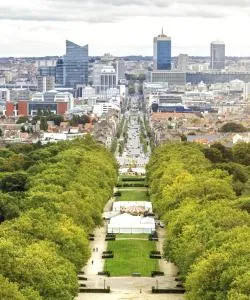 A beautiful view of Brussels Region