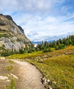 A beautiful view of Glacier National Park.