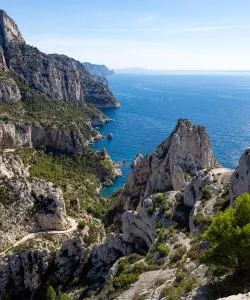 Una bellissima vista su: Parc National des Calanques