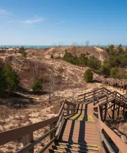 A beautiful view of Indiana Dunes National Lakeshore.