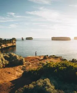 A beautiful view of Great Ocean Road.