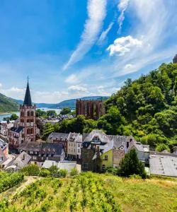 A beautiful view of Upper Middle Rhine Valley