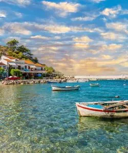 Una bonita panorámica de Samos