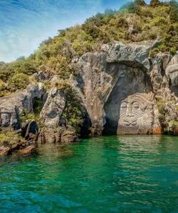 A beautiful view of Lake Taupo.