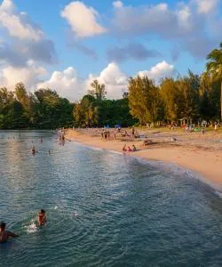 Ein schöner Blick auf die Region Kauai