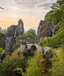 A beautiful view of Saxon Switzerland