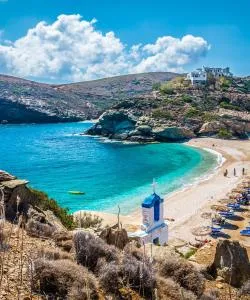 A beautiful view of Andros