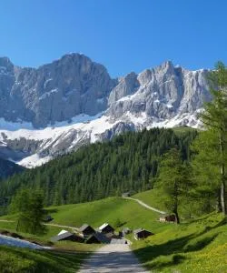 A beautiful view of Austrian Alps