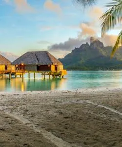 A beautiful view of Bora Bora