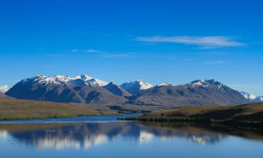 Skrydžiai į regioną South Island