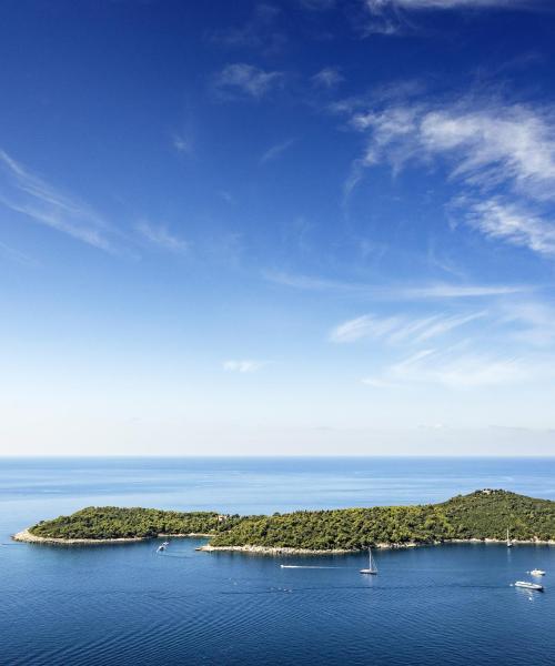 Una panoràmica bonica de Croatian Islands