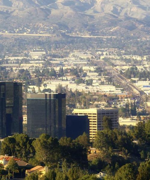 A beautiful view of San Fernando Valley